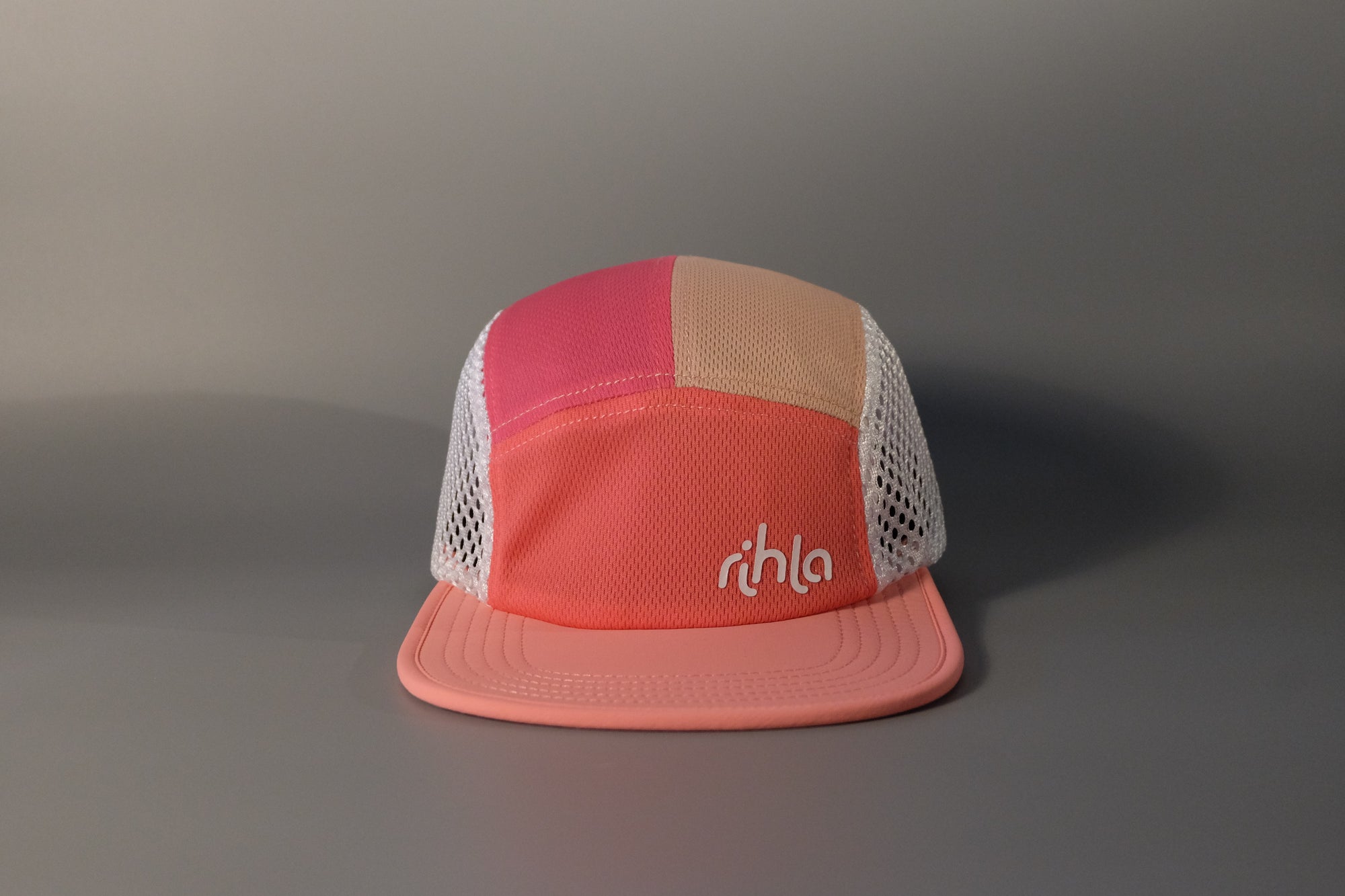 rihla pink running cap - front of cap