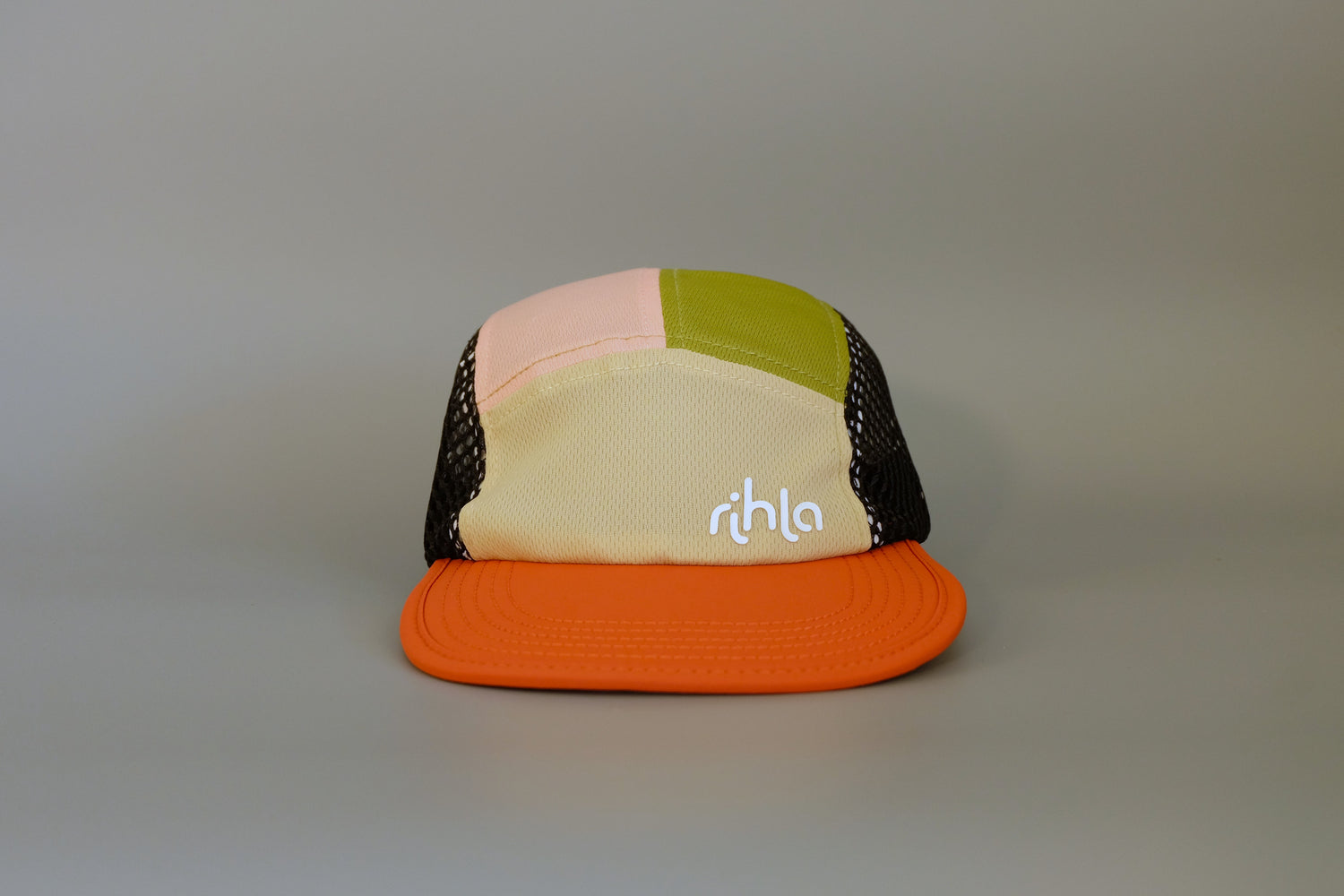 rihla olive running cap - front of cap